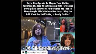 Gayle King DEFENDS Megan Thee Stallion Over Tory Lanez Drama [upl. by Jolanta]