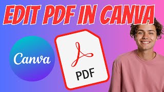 How to Edit PDF File in Canva [upl. by Anirtep]