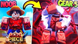 CODE Noob To Gear 5 Luffy In ONE Video In Roblox HAZE PIECE [upl. by Teagan88]