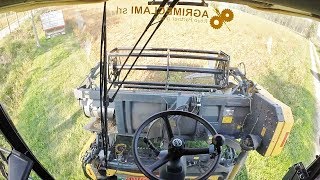 Cab View  New Holland CX 5090  Cressoni CRX Sojaflex  Soy Harvest [upl. by Fakieh]