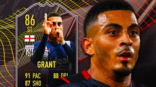 LEVEL 30 ⭐ 86 STORYLINE GRANT PLAYER REVIEW  FIFA 22 ULTIMATE TEAM [upl. by Bekha307]