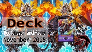 New archfiend black skull dragon RedEyes Deck profile Noviembre 2015 Duels amp Decklist Yu Gi Oh [upl. by Rollie]