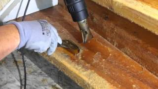 Stair Renovation  Removing Old Glue [upl. by Piefer55]