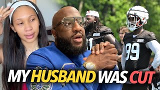 quotMy Husband Was Cut From the NFL Todayquot Woman Says Its Hard Being An NFL Wife No Friends Here [upl. by Langille]