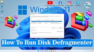 ✅ How To Run Disk Defragmenter On Windows 11 [upl. by Wedurn]