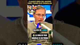 😭LA REACCIÓN DE PACO GONZÁLEZ A LOS GOLES DE LAMINE YAMAL Y RAPHINHA EN EL 04 elclasico barça [upl. by Johna]