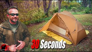 INSANE  Ive Never Seen a Tent Set Up This Fast  Naturehike Canyon 1P tent  First Look [upl. by Yhtomit773]