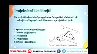 7 10 010 Java e pestë Teknologji me TIK Projeksioni kënddrejtë i trupave [upl. by Cohla]