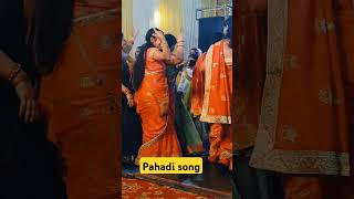 Mehandi ke din  DJ per pahadi song Mein dance🤣 shortsvideo congretchulation Nisha ❤️ [upl. by Summers]