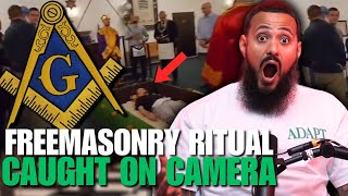 Secret Freemasonry Ritual Caught On Camera  MUST WATCH [upl. by Acimad935]