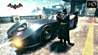 Batman Arkham Knight 1989 Batmobile Free Roam Gameplay HD [upl. by Halette238]