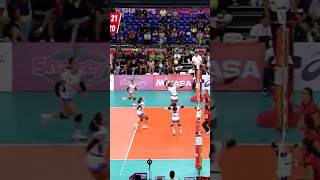 ATENEO WITH A COMBINATION PLAY ❤️‍🔥 ateneo shakeyssuperleague volleyball admu obf [upl. by Brookhouse]