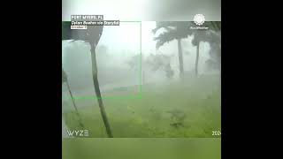 Security Camera Catches Likely Tornado in Fort Myers Florida [upl. by Sitnerp]