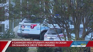 4 students involved in serious east Charlotte crash CMS [upl. by Ashbaugh200]