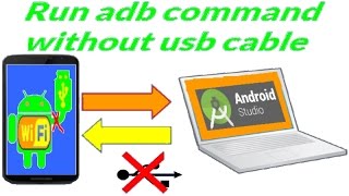 Run Adb command without usb cable Android dev [upl. by Eizus547]