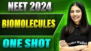 BIOMOLECULES in 1 Shot FULL CHAPTER COVERAGE TheoryPYQs  Prachand NEET 2024 [upl. by Ecela239]