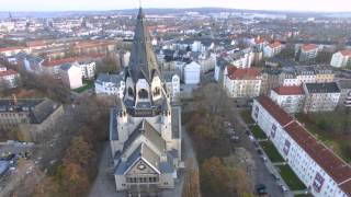 Chemnitz  KarlMarxStadt von Oben Chemnitz Saxonia from the Sky [upl. by Ihana]