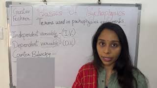 Basics of psychophysics  part 1  viva questions for psychology students [upl. by Aihsenad72]