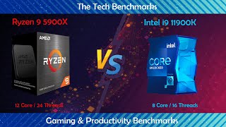 Intel i9 11900k vs Ryzen 9 5900X  Which Is better for Gaming and Productivity [upl. by Lime]