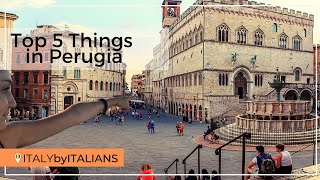 PERUGIA Italy  Top 5 things to see  extra tips [upl. by Ibbie]