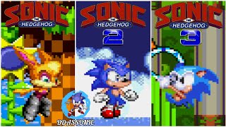 Sonic The Hedgehog TV Series in Sonic Trilogy • Sonic Hack Longplay [upl. by Meda]