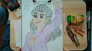 Draw With Me 9  Cooking Diary character [upl. by Ettenirt]