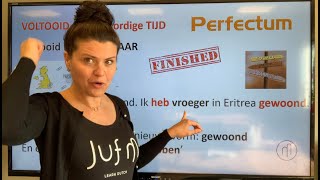 NT2 PERFECTUM ik heb gewoond🏠 ik ben geweest VOLTOOIDE TIJD spelling voltooid deelwoord learndutch [upl. by Nraa]