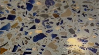 How to Install Terrazzo Epoxy You Self [upl. by Ecinerev]