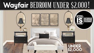 Wayfair Bedroom Designs by an Interior Designer 1900 [upl. by Mossolb]