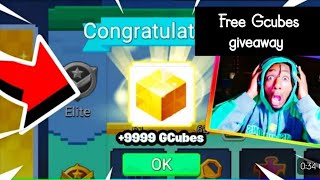 Free Gcubes giveaway in blockman go  Blockman go Gcubes hack [upl. by Watson24]