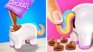 Chocolate Hearts From Unicorn 🦄 Strange and Unique Candies And Crazy Gadgets For Sweets [upl. by Yrrej596]