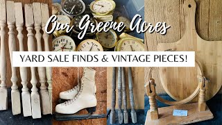 YARD SALE FINDS amp VINTAGE PIECES DOLLAR TREE 2022 CALENDAR GIVEAWAY [upl. by Ennaus]