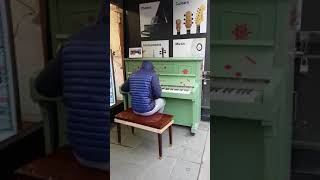 Street Piano Players Marvellous Medley Goes Viral [upl. by Winton]