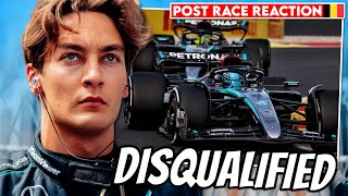 Russell Disqualified from Belgium Win  2024 Belgium Grand Prix Race Reaction [upl. by Waddell]