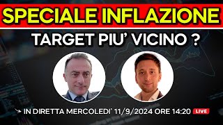 TARGET PIU VICINO  INFLAZIONE USA del 11 Settembre 2024 [upl. by Oyam]