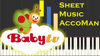 How To BabyTV Windmills Turn Around With This Sheet Music [upl. by D'Arcy]