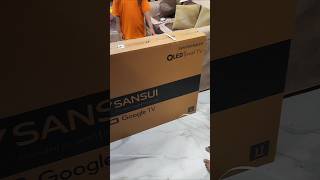 Sansui 55 inch ultra HD smart TV unboxing Installation sansui smarttv ultrahd [upl. by Zerla]