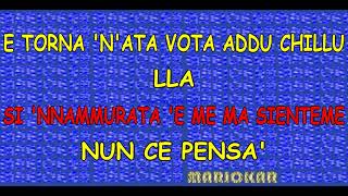 Alunni del sole A canzuncella karaoke [upl. by Eelimaj501]