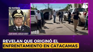 Revelan que originó el enfrentamiento entre policías y grupo armado en Catacamas [upl. by Reteip346]