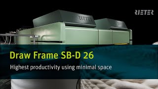 Rieter Draw Frame SBD 26 [upl. by Delamare399]