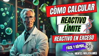 Aprende a 🌟CALCULAR REACTIVO LIMITE Y EXCESO ESTEQUIOMETRIA🌟EJERCICIO 02 fácil y rápido [upl. by Iron583]