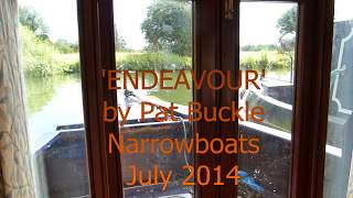 Narrowboat built by Pat Buckle at Stibbington Cambridgeshire [upl. by Ynotna109]