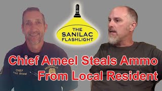 Deckerville Police Chief Fred Ameel Steals Ammo from Village Resident [upl. by Natloz]