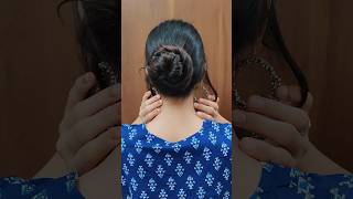 Try This Attractive Juda Hairstyle💖 Everyday Hairstyle shorts hairstyle judatutorial [upl. by Nnyloj]