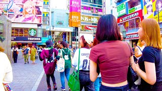 Osaka walk 🐶🍻 Diving in the city of Dotonbori ♪ 💖 4K ASMR nonstop 1 hour 05 minutes [upl. by Teeniv]