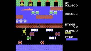 Frogger MSX port 14stage session for 1 Player 🐸 [upl. by Immak]