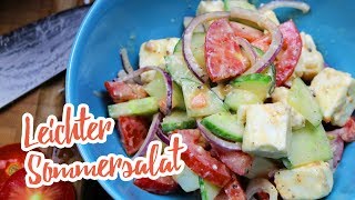 LowCarb Leichter Sommersalat  Essen ohne Kohlenhydrate [upl. by Llemej]