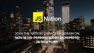 JSNation US 2024🗽 The main JavaScript conference of 2024 is coming to New York November 18 amp 21 [upl. by Loss645]