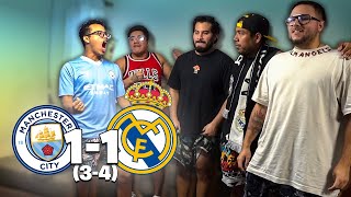 REACCIÓN REAL MADRID VS MANCHESTER CITY ft SIDERAL ANTAURUS ZEKAGAMERS amp PERRETV  NERO ORMEÑO [upl. by Spenser]