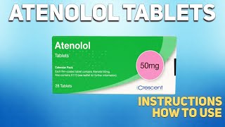 Atenolol tablets how to use How and when to take it Who cant take Atenolol [upl. by Anailil757]